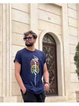 تیشرت یقه گرد نخی تن خوری عالی کد 938